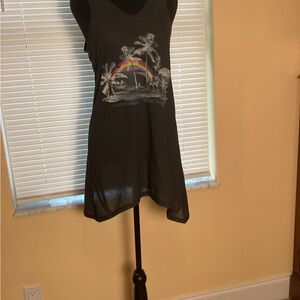 OP Black Coverall with Vibrant Accents